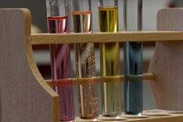 Reagenzgläser in der Chemie