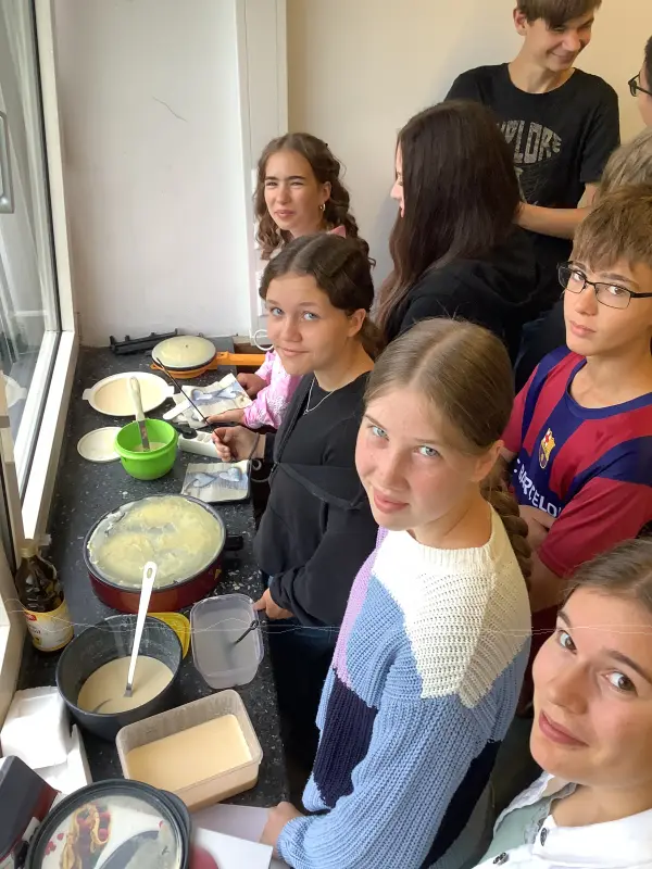 On fait des cr�pes!
