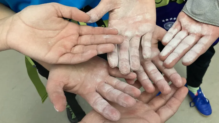 Kinder bei erlebnisp�dagogischen �bungen