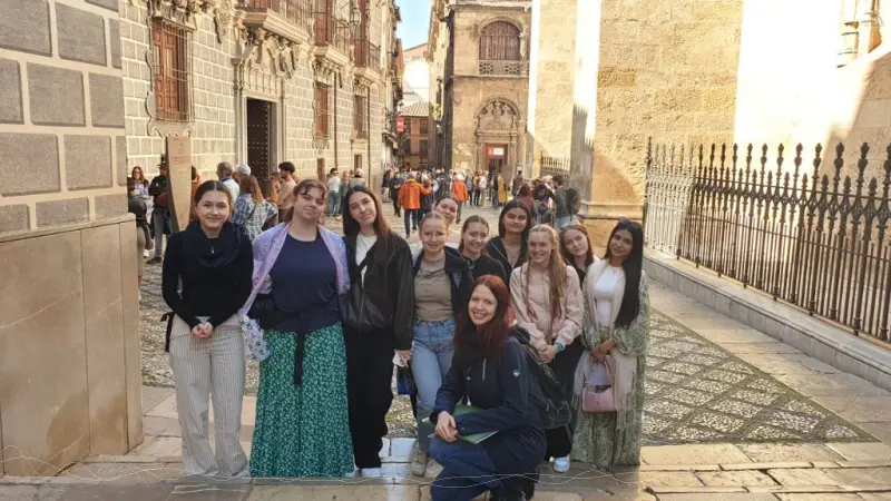 Reisegruppe in Granada