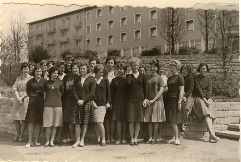 Abschlussschiff 1964 - Blick auf den A-Bau
