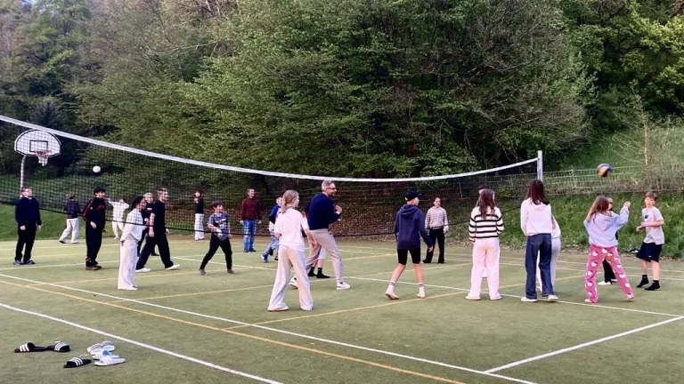 Beim Volleyball