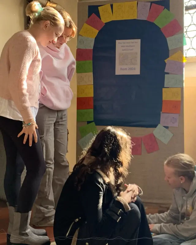 M�dels aus der G7a in der Laizer Kirche