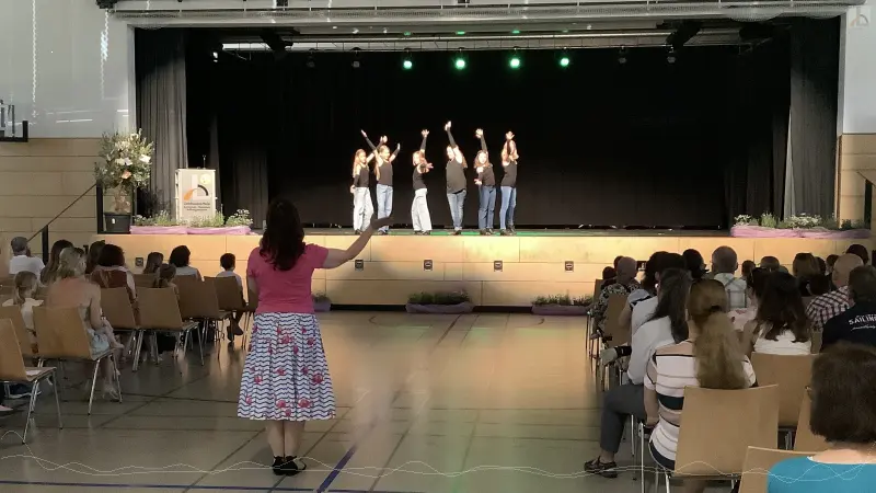 Auftritt der Irish Dance AG von Frau Ettwein