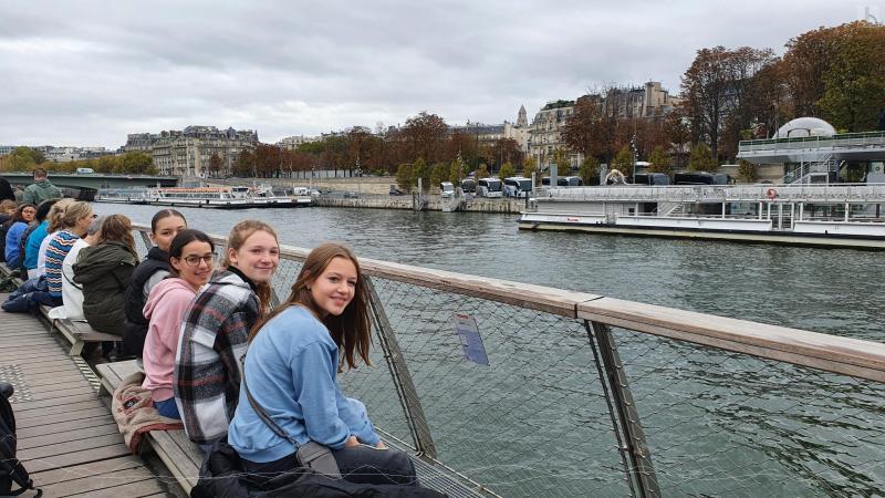 Fahrt auf der Seine