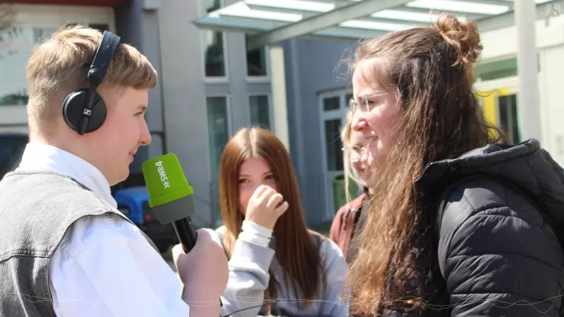 Schüler interviewen sich