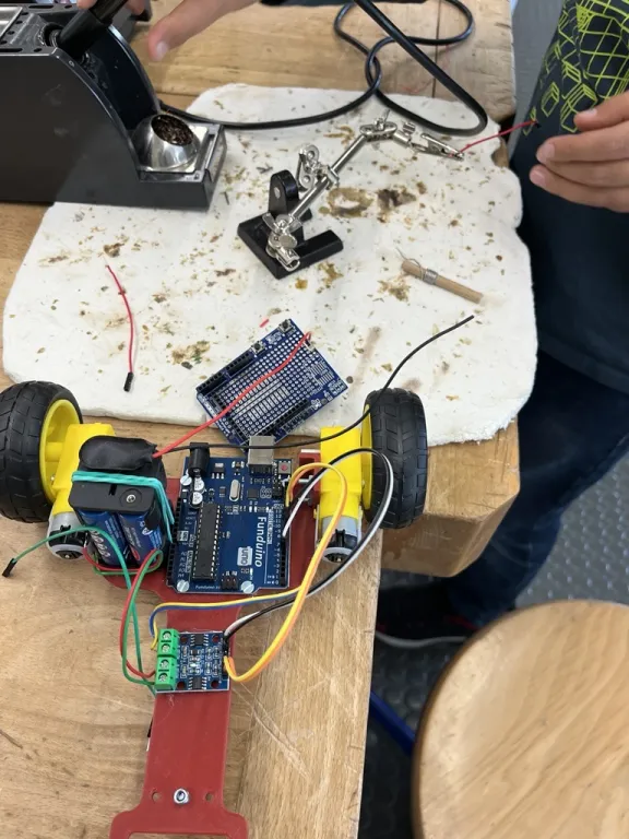 Bau eines Fahrzeugs