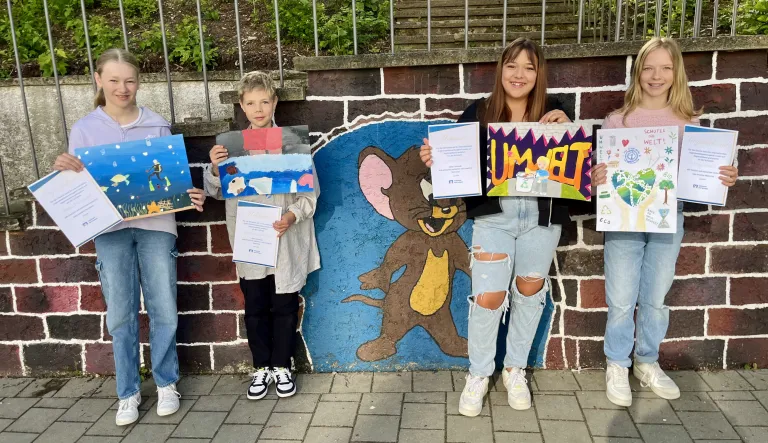 Vier kreative Teilnehmerinnen