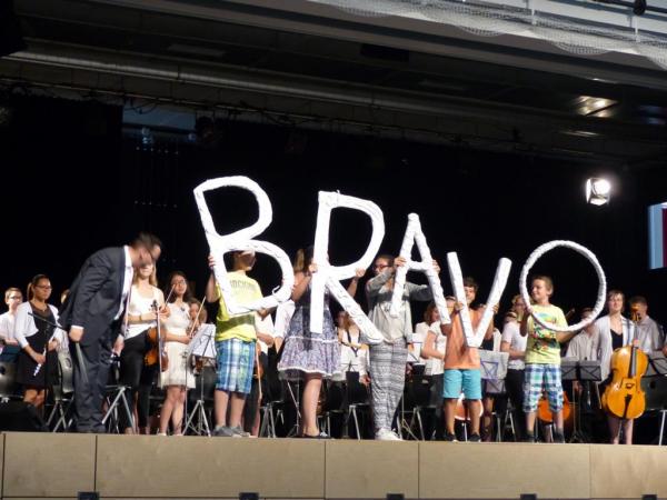 Gro�e Buchstaben: BRAVO